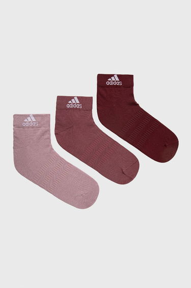 Sokker adidas Performance Performance Ankle Socks 3-Pack Rød | HE4997, 0