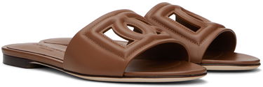 Sneakers og sko Dolce & Gabbana White 'DG' Cutout Slides Hvid | CQ0436 AY329, 3