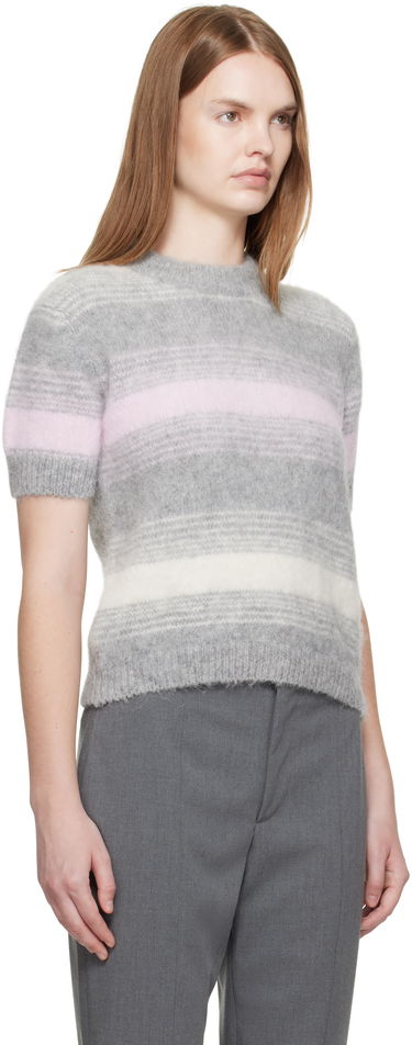 Sweater KENZO Kenzo Paris 'KENZO Speed Stripe' Short Sleeve Sweater Grå | FF62TO6053CG, 1