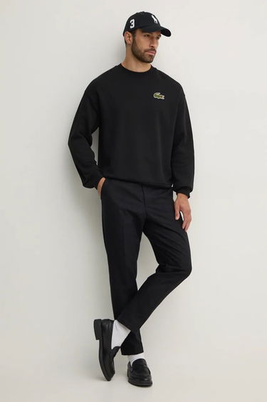 Sweatshirt Lacoste Black Minimalist Sweatshirt Sort | SH2741, 1