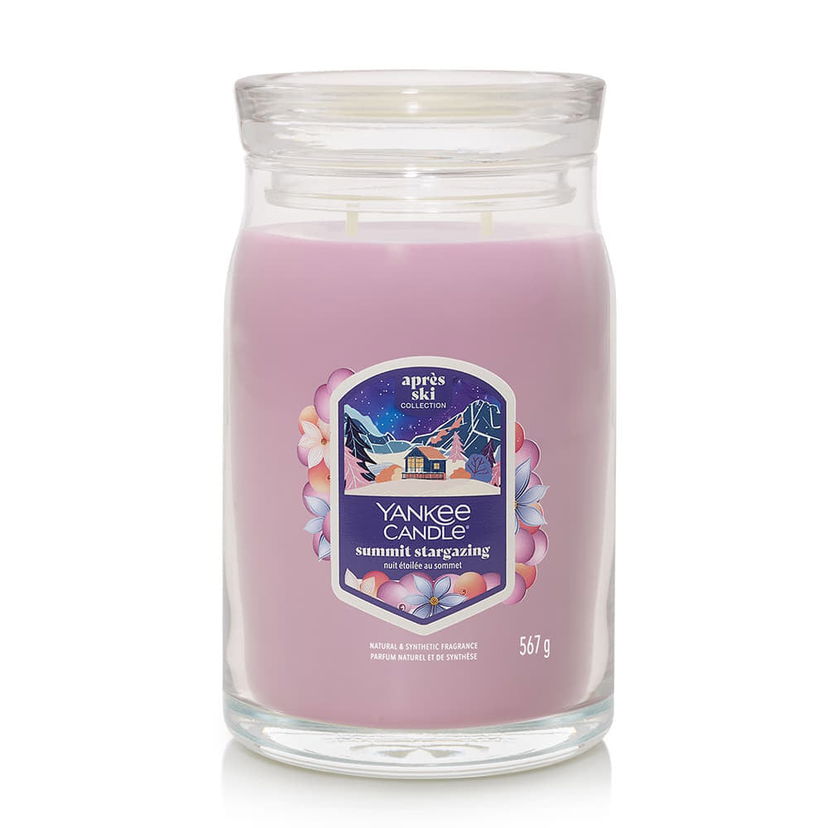Stearinlys Yankee Candle Après Ski Collection Signature Large Jar 2 Wicks Summit Stargazing Lilla | 43495