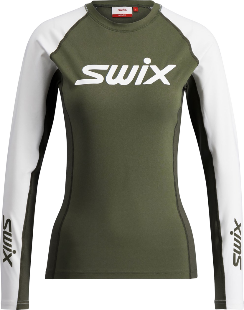 T-shirt SWIX Swix RaceX Dry Long Sleeve Shirt Grøn | 10098-23-48105