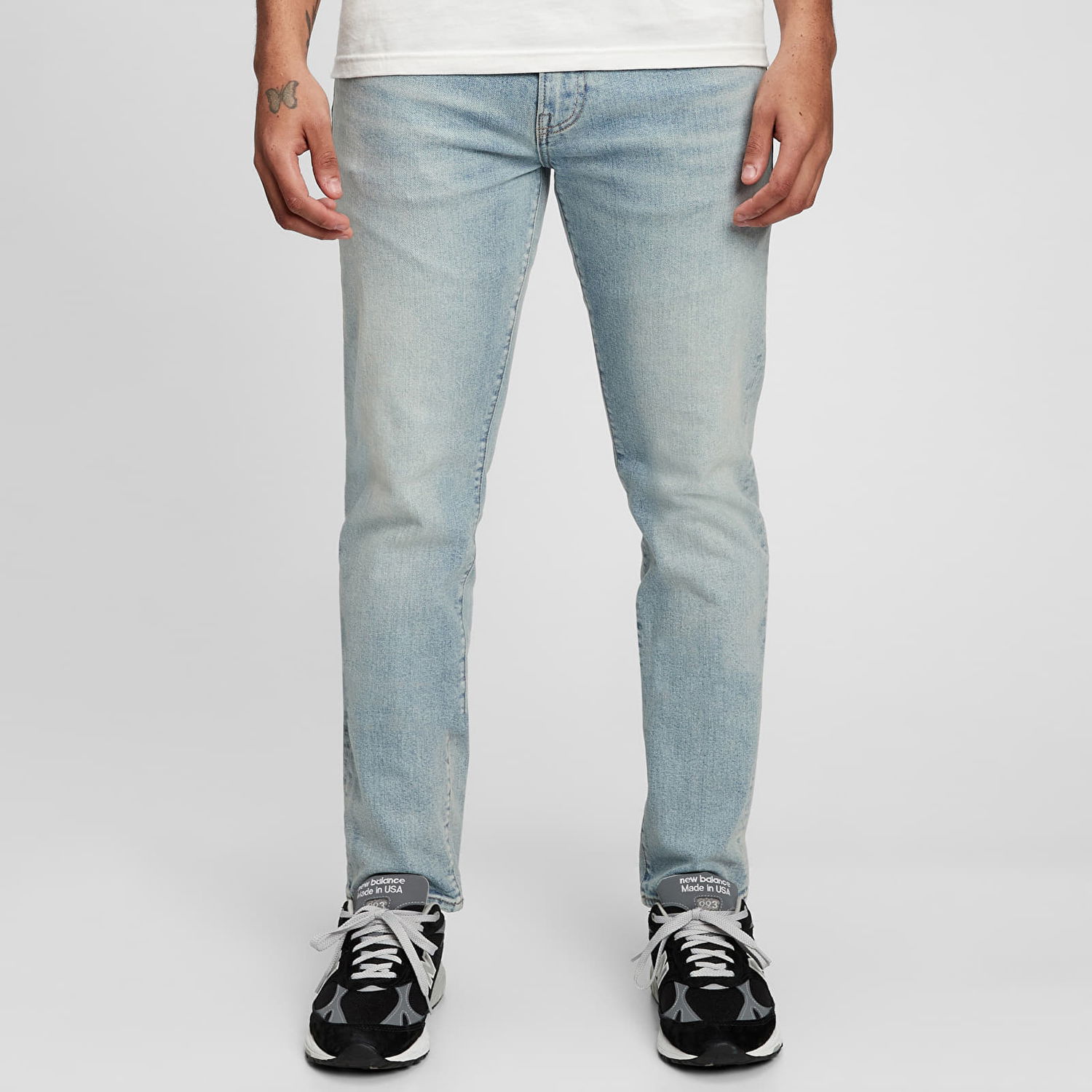 Jeans GAP Denim Pants Slim Light Wash Blå | 819620-00, 1