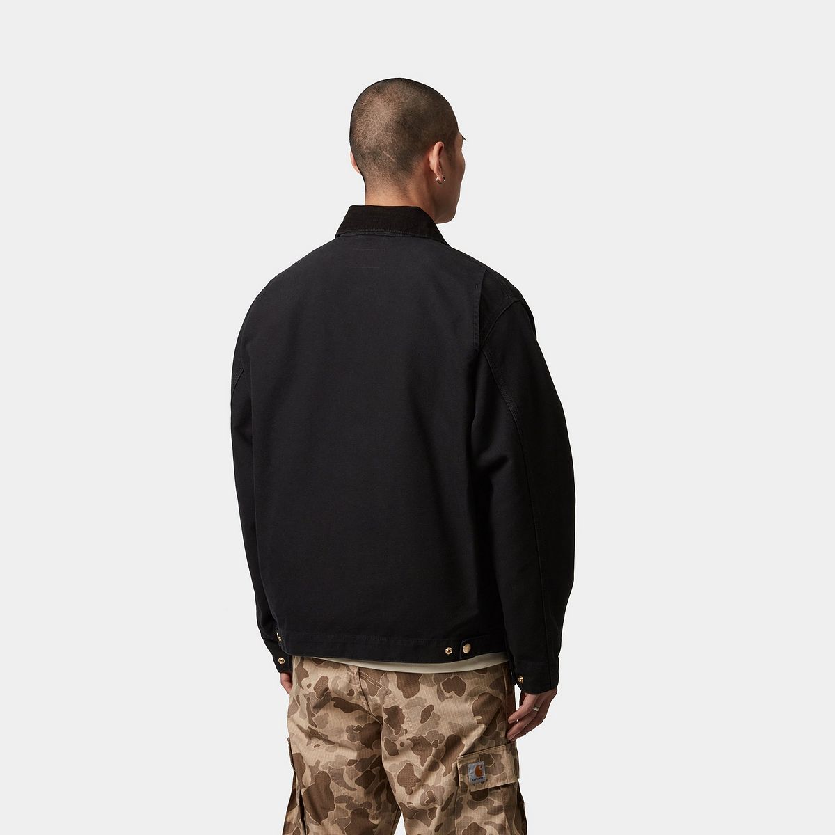 Jakke Carhartt WIP Detroit Jacket OG Sort | I035280_6, 1