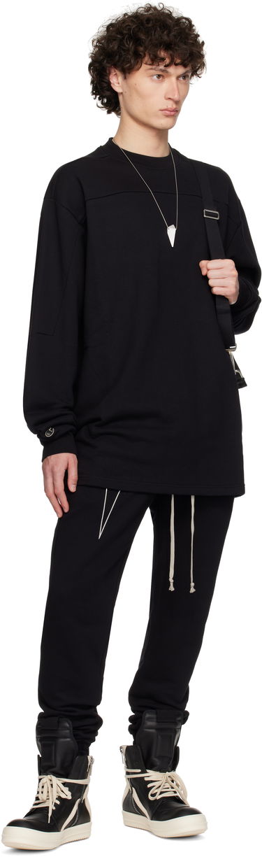 Sweatshirt Rick Owens Rick Owens Champion Edition Girdered Sweatshirt Sort | CM01E1671 CHFE FELPA, 3