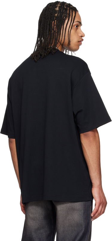 T-shirt Versace Versace Jeans Couture Logo Metal Patch T-Shirt Sort | E78GAHE02_ECJ01E, 2