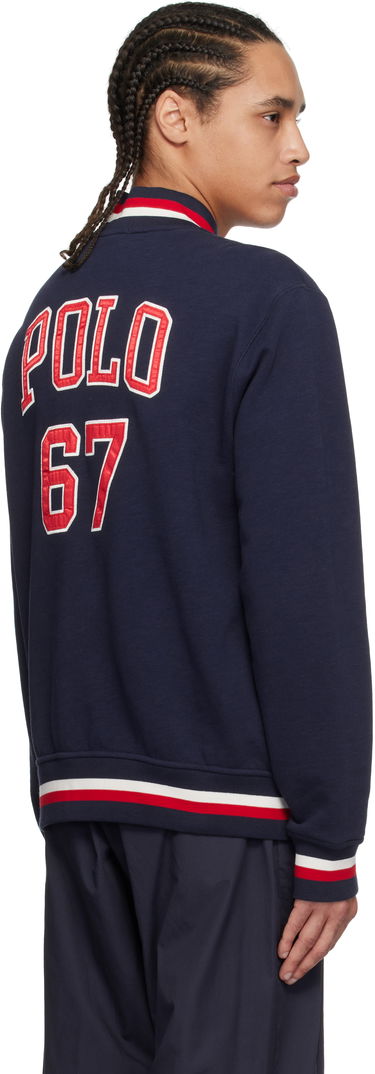 Bomberjakke Polo by Ralph Lauren Ralph Lauren Vintage Fleece Bomber Jacket Mørkeblå | 710964468001, 2