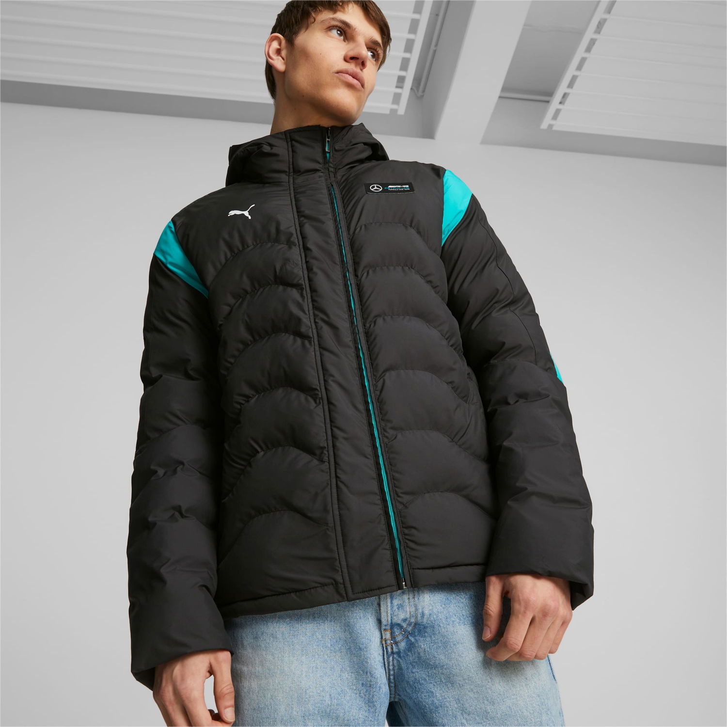 Jakke Puma Mercedes-AMG PETRONAS Sort | 621146_01, 0