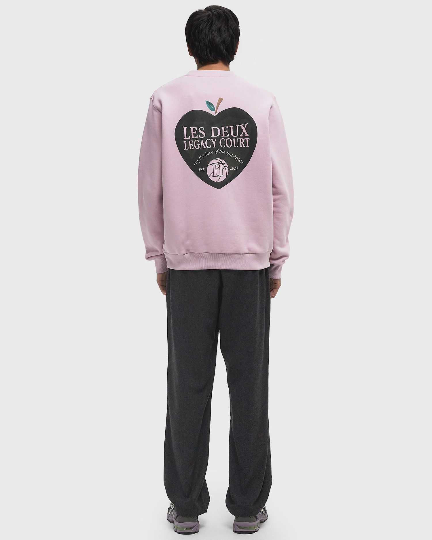 Sweater Les Deux Les Deux Legacy Court Sweatshirt Lyserød | LDM200173-679679, 1