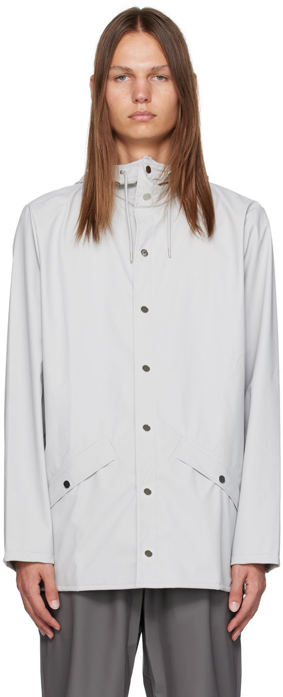 Skjorte Rains Coat Hvid | 12010, 0