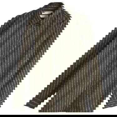 Skjorte A Kind of Guise A Kind of Guise Gusto Striped Shirt, Size Small Grøn | 107-14626-641, 1