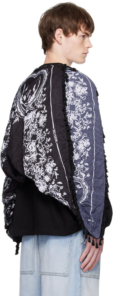 Sweatshirt We11done We11done Bandana Detail Sweatshirt Sort | WD-TT2-25-782-U-BK, 2