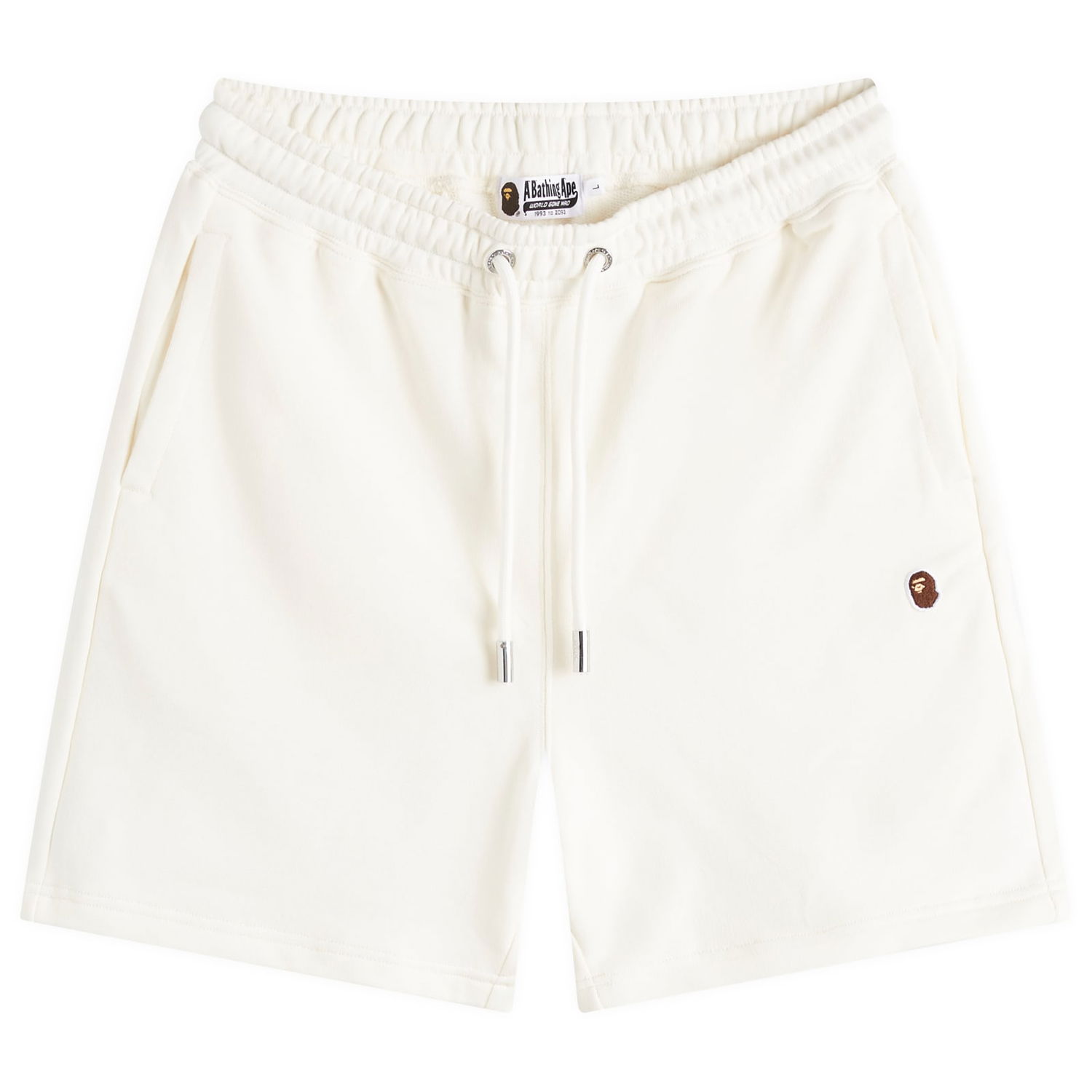 Shorts BAPE A Bathing Ape One Point Sweat Short Hvid | 001SPK301307M-WHT, 0