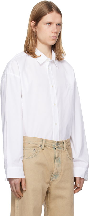 Skjorte Acne Studios Acne Studios Button-Up Shirt Sort | BB0599-, 4