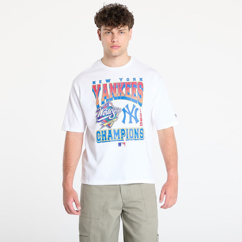 T-shirt New Era New Era New York Yankees World Series Oversized Tee Hvid | 60667817