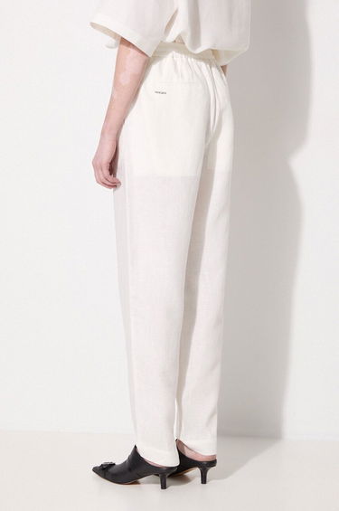 Bukser PANGAIA Pangaia DNA Linen High Waist Trousers Hvid | 10001914, 2