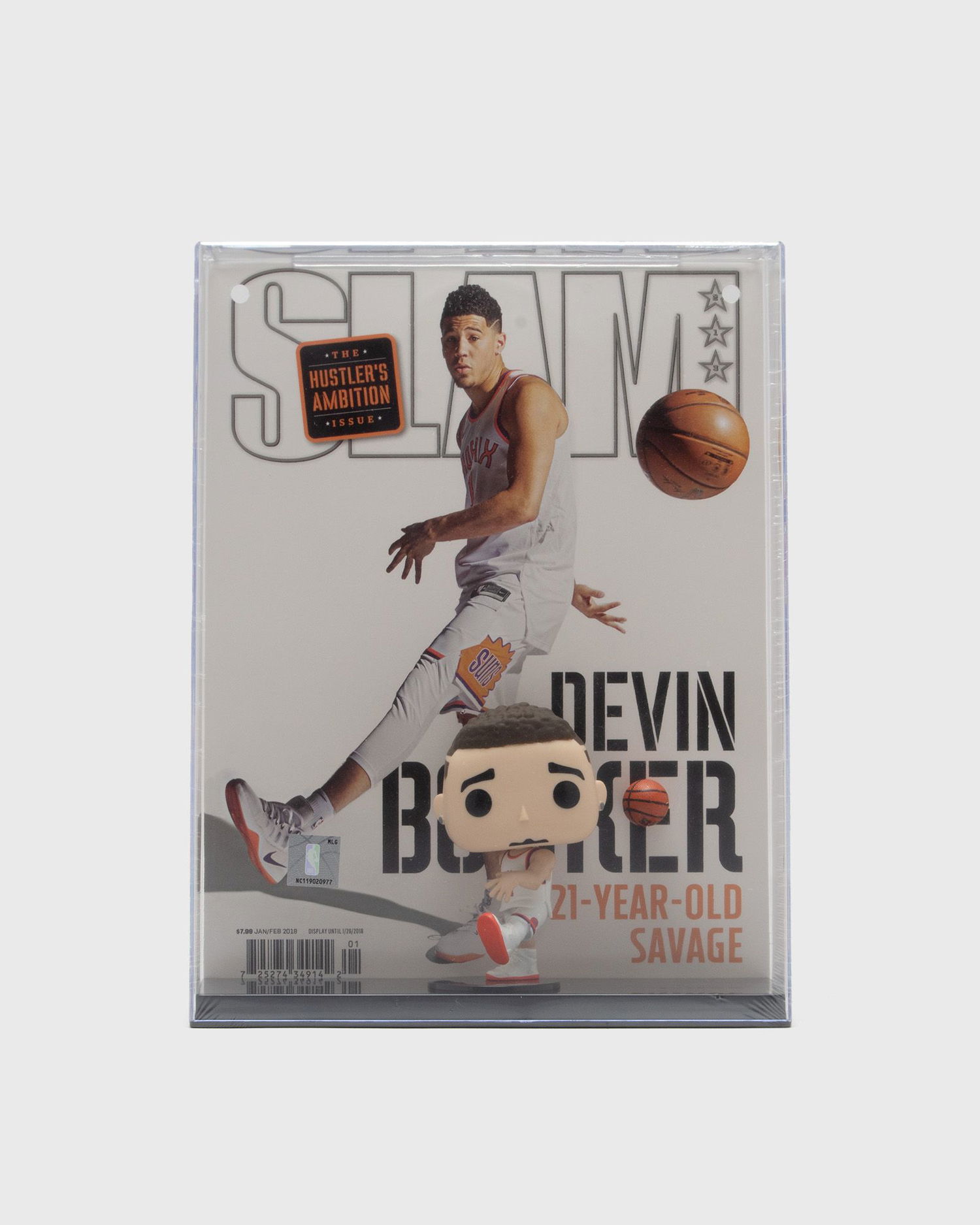Collectible Funko POP! NBA Cover Slam - Devin Booker Grå | 75070, 0