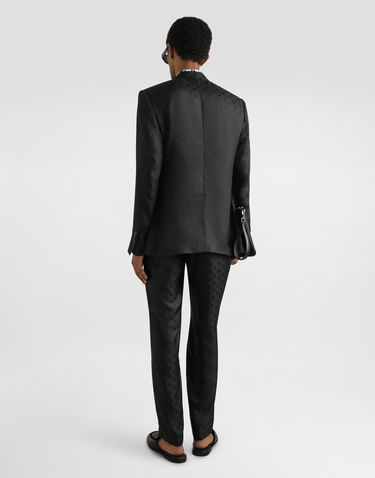 Jakke Dolce & Gabbana Dolce & Gabbana Sicilia Single-breasted Silk Twill Jacket Sort | G2UQ8TFJ1JYN0000, 2
