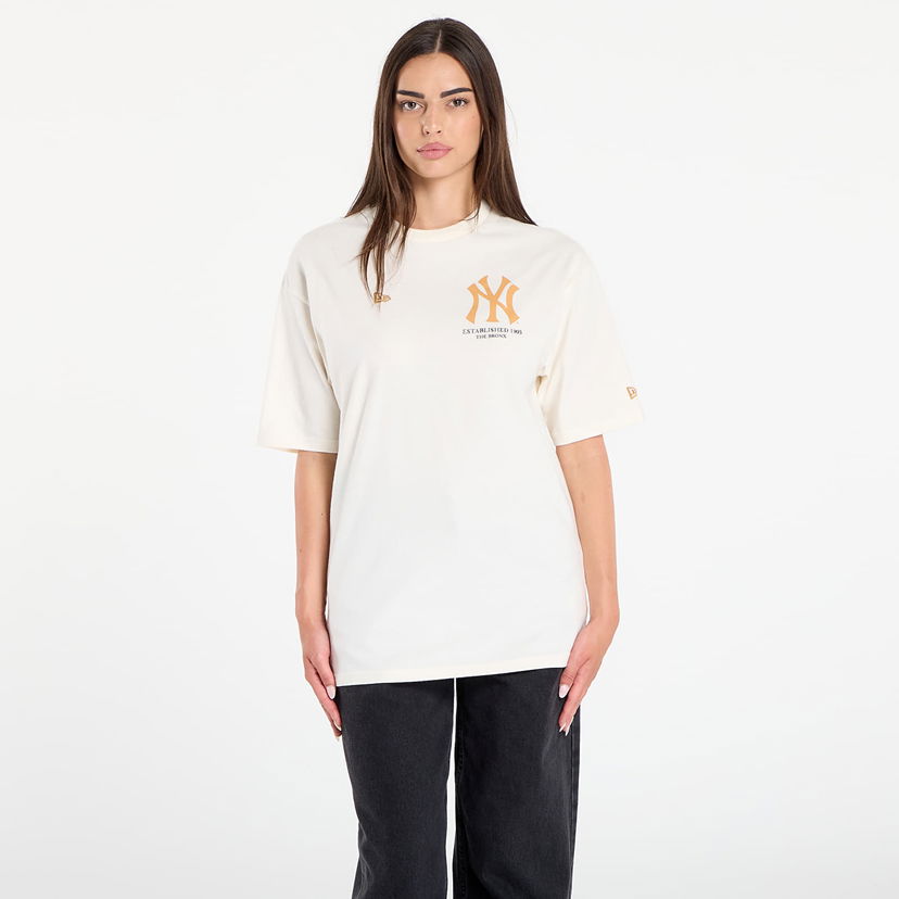 T-shirt New Era New Era MLB Graphic OS Tee New York Yankees Beige | 60667854