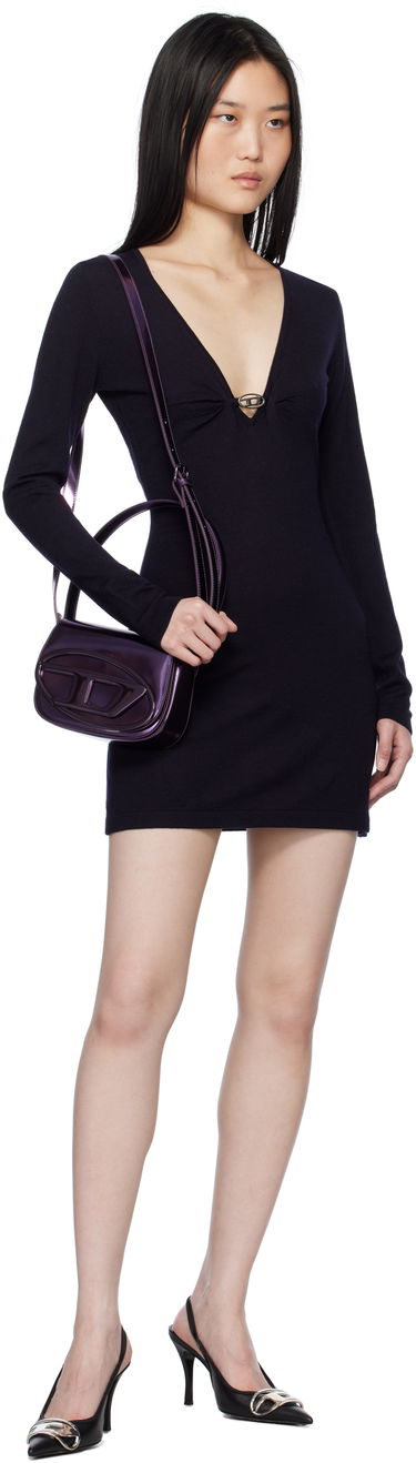 Kjole Diesel Diesel M-Placky Minidress Mørkeblå | A17454 0JQAB, 3