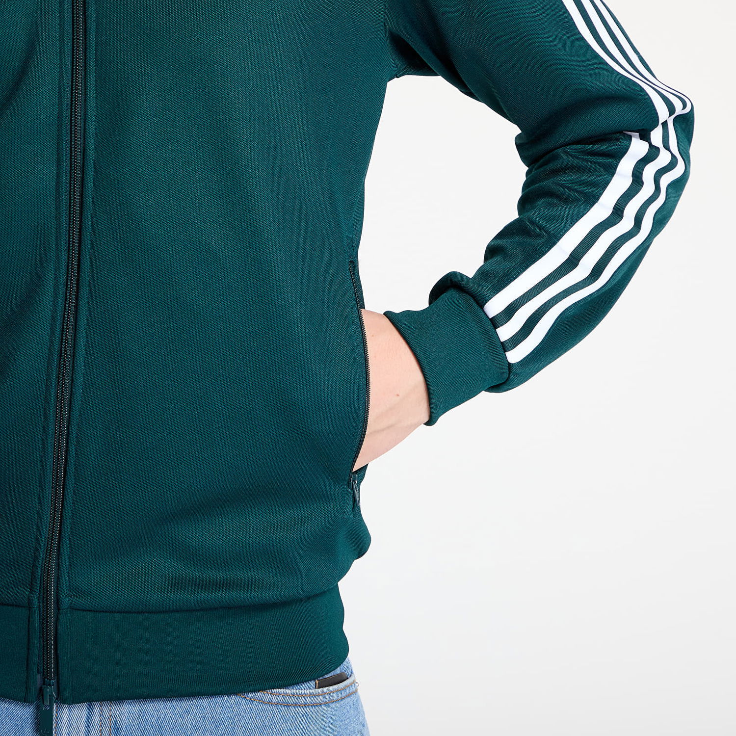 Træningsdragt adidas Performance Adicolor Classics Beckenbauer Track Jacket Grøn | JY1280, 1