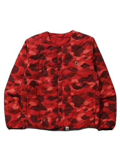 Jakke BAPE Color Camo Lightweight Down Jacket Rød | 1G80140019