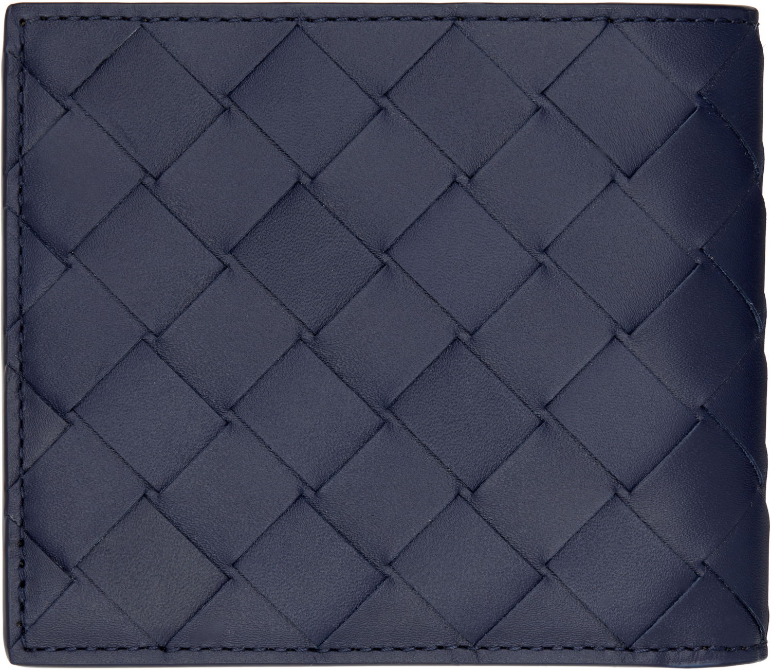 Tegnebog Bottega Veneta Bottega Veneta Intrecciato Bi-Fold Wallet Blå | 743211VCPQ63258, 1