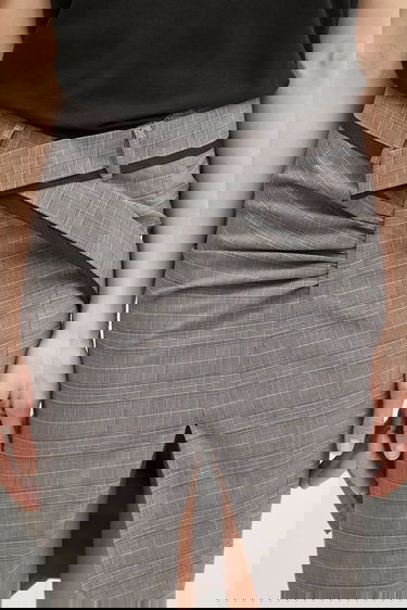 Nederdel Ottolinger Ottolinger Drape Pencil Mini Skirt Grå | 123.300523.02, 4