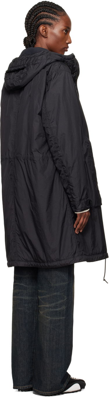 Frakker Stone Island Crinkled Reps NY Coat Sort | K2S15 7100003 S0A23, 2