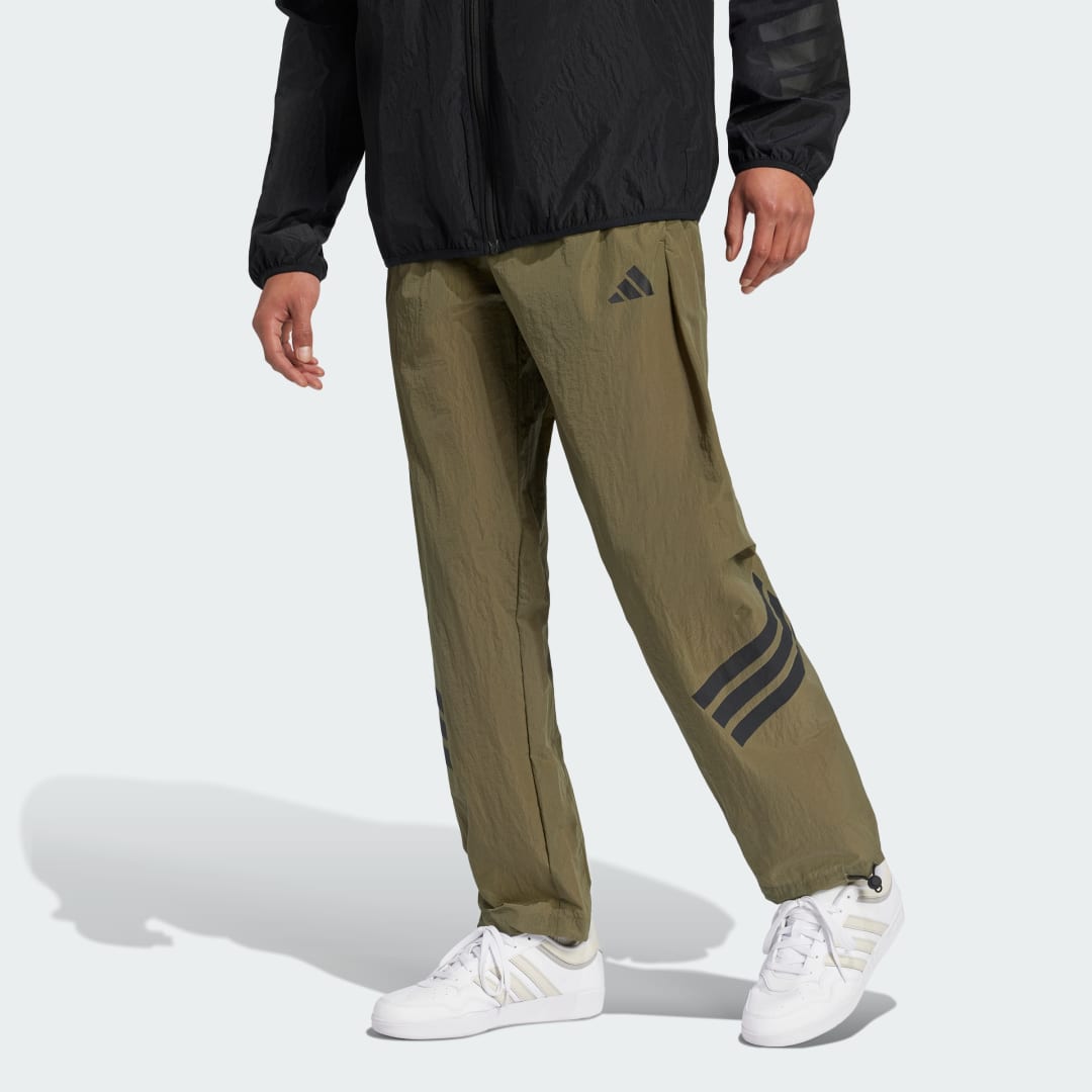 Bukser adidas Performance Future Icons 3-Stripes Woven Pants Grøn | JD4934, 0