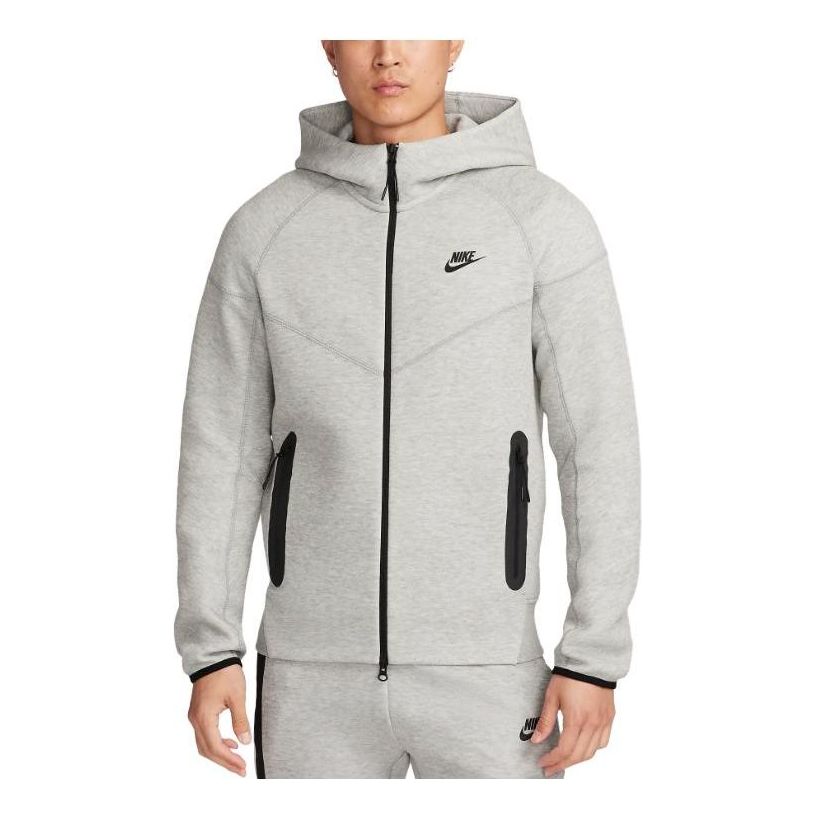 Sweatshirt Nike Sportswear Tech Fleece Zipper Hooded Jacket Grå | FB7922-063, 0