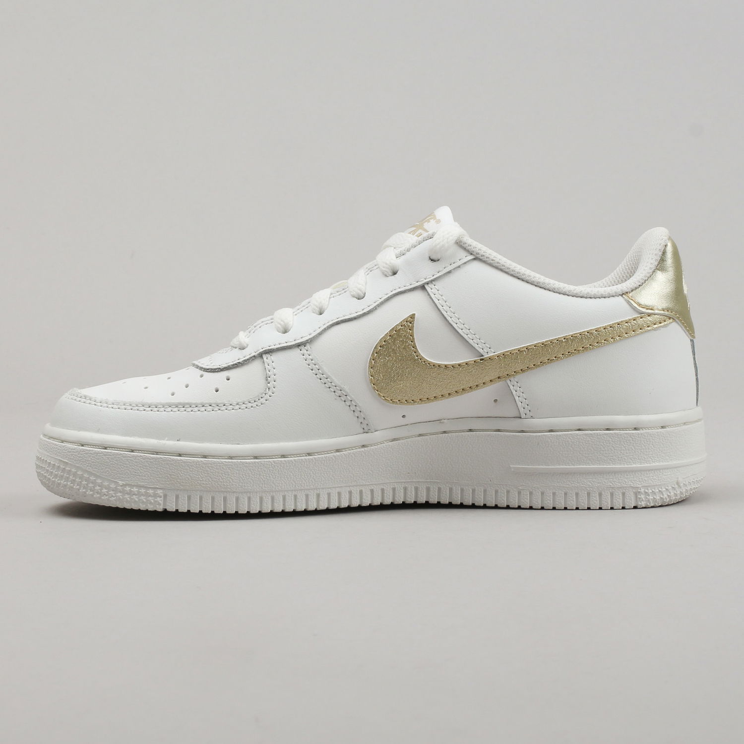 Sneakers og sko Nike Air Force 1 ''Summit White Gold'' GS Hvid | 314219-127, 0