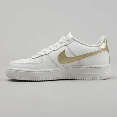 Sneakers og sko Nike Air Force 1 ''Summit White Gold'' GS Hvid | 314219-127, 0