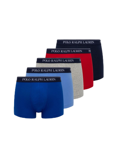 Boksere Polo by Ralph Lauren Classic Trunk - 5 Pack Flerfarvet | 714864292002