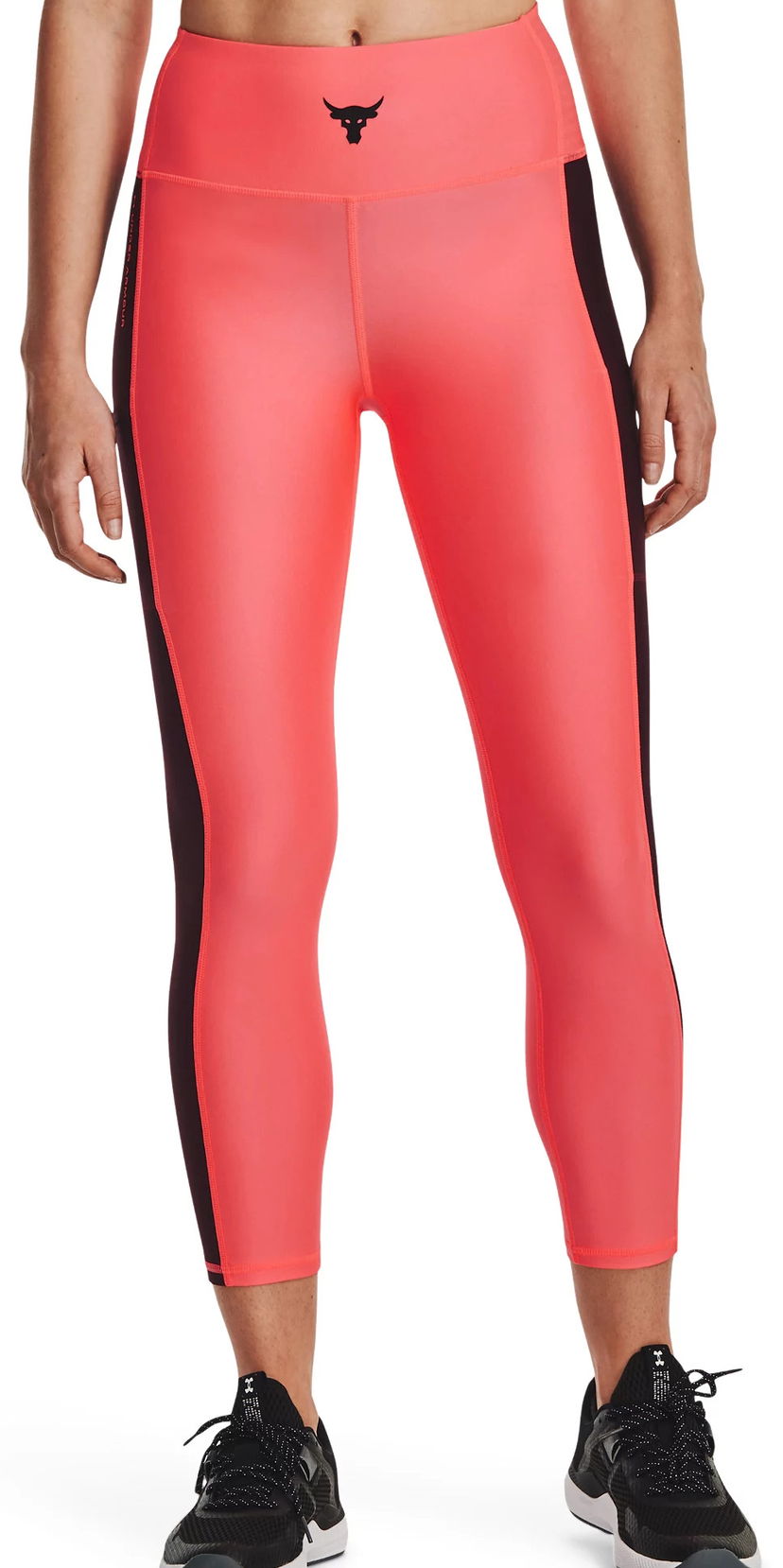 Leggings Under Armour Project Rock High-Waisted Ankle Leggings Lyserød | 1373597-652