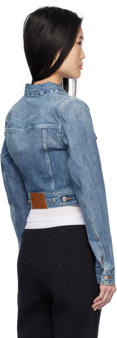 Jakke Alexander Wang Alexander Wang Trucker Denim Jacket Blå | 1WC1252598, 2