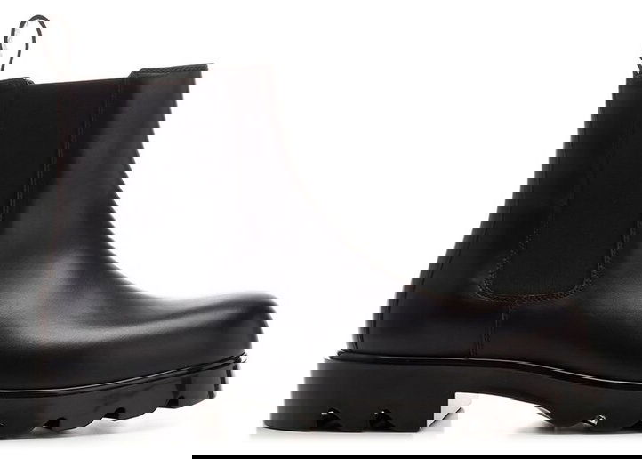 Sneakers og sko Bottega Veneta Strut Leather Chelsea Boots Sort | 679488V1AO01000, 0