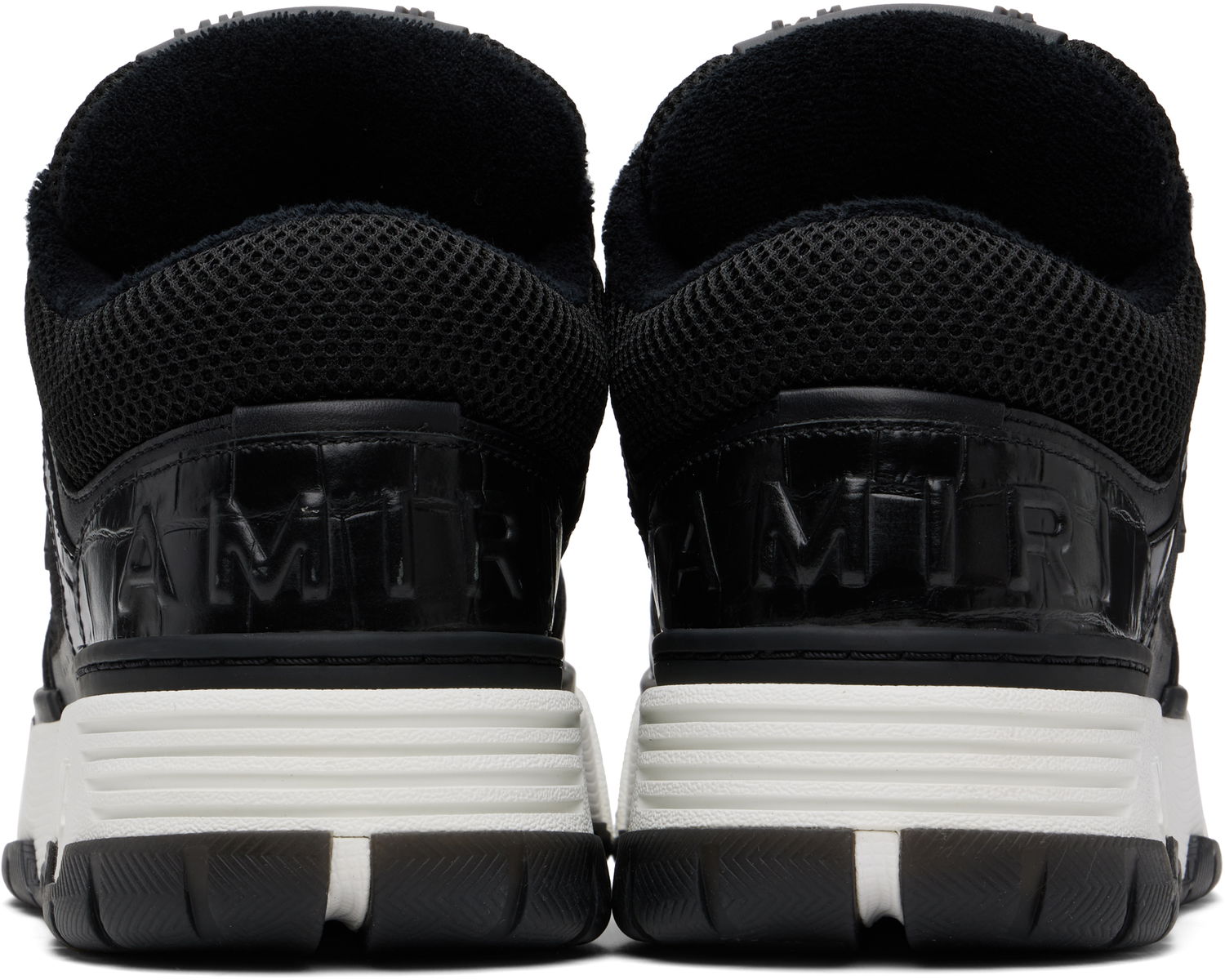 Sneakers og sko AMIRI AMIRI Croc Debossed MA-1 Sort | AMFOSR1172, 1