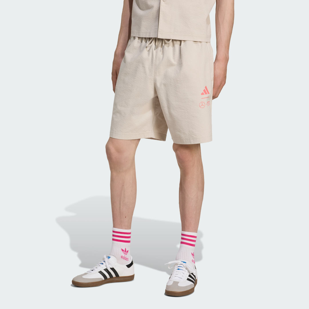 Shorts adidas Performance Mercedes - AMG Petronas Formula One Team Summer Shorts Beige | KE7901, 0