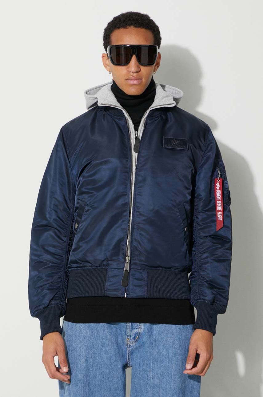 Bomberjakke Alpha Industries Alpha Industries MA-1 D-Tec Winter Bomber Jacket Blå | 183110.07, 0