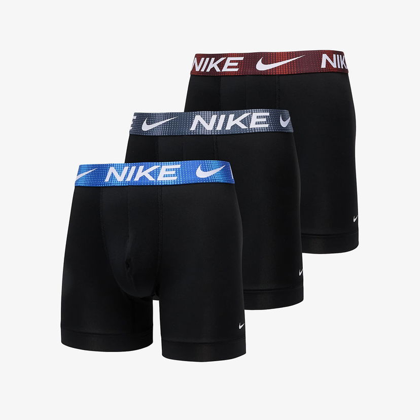 Boksere Nike DRI-FIT Essential Micro Boxer Briefs 3-Pack Sort | 0000KE1157-N1D