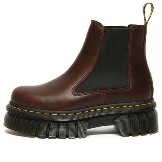 Sneakers og sko Dr. Martens Audrick Brando Leather Platform Chelsea Boots Brun | 27820211, 0