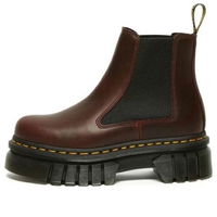 Audrick Brando Leather Platform Chelsea Boots