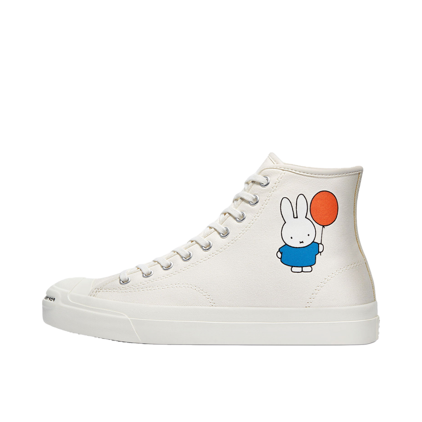 Sneakers og sko Converse CONS Jack Purcell Pro Mid POP Trading Company Miffy White Hvid | 171851C