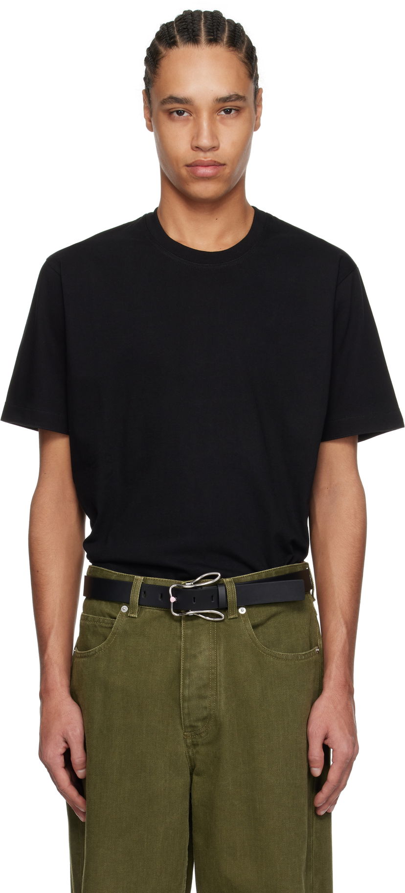 T-shirt Bottega Veneta Bottega Veneta Cotton Jersey T-Shirt Sort | 825172V4N501000
