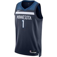 Jersey Nike NBA Dri-FIT Minnesota Timberwolves Anthony Edwards Icon Edition 2022/23 Swingman Jersey Mørkeblå | DN2013-421, 0