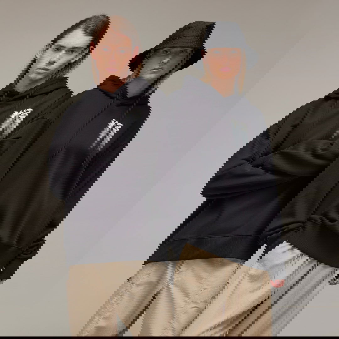 Sweatshirt Y-3 Graphic Hoodie Sort | IZ3169, 0