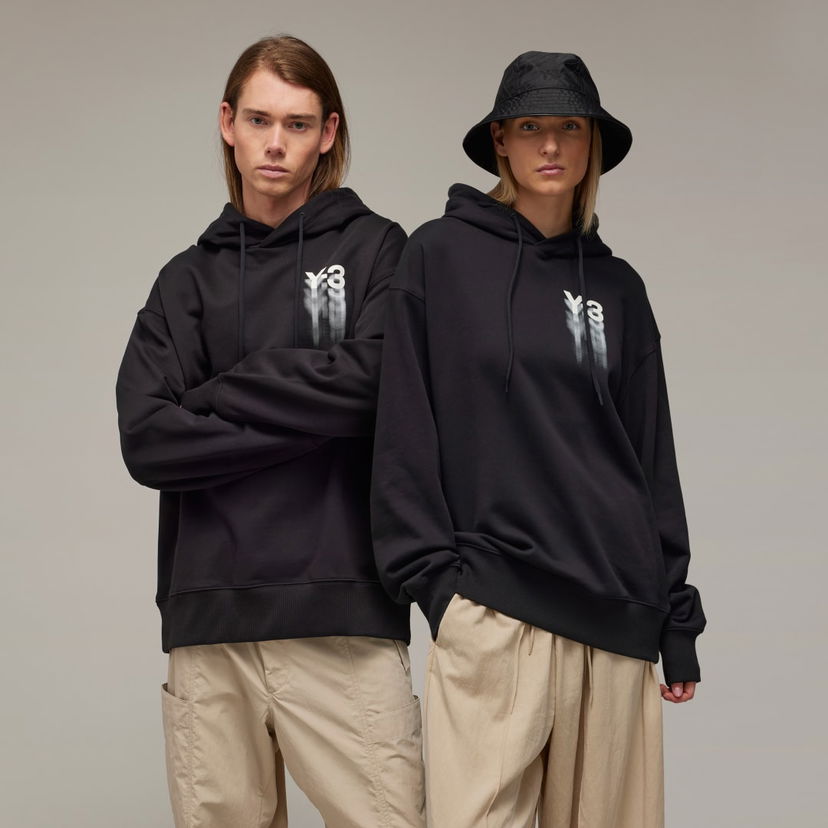 Sweatshirt Y-3 Graphic Hoodie Sort | IZ3169