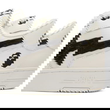 Sneakers og sko BAPE Bathing Ape Sta Icon #1 Size UK 4.5 Hvid | 001FWL302305L-BLK, 3