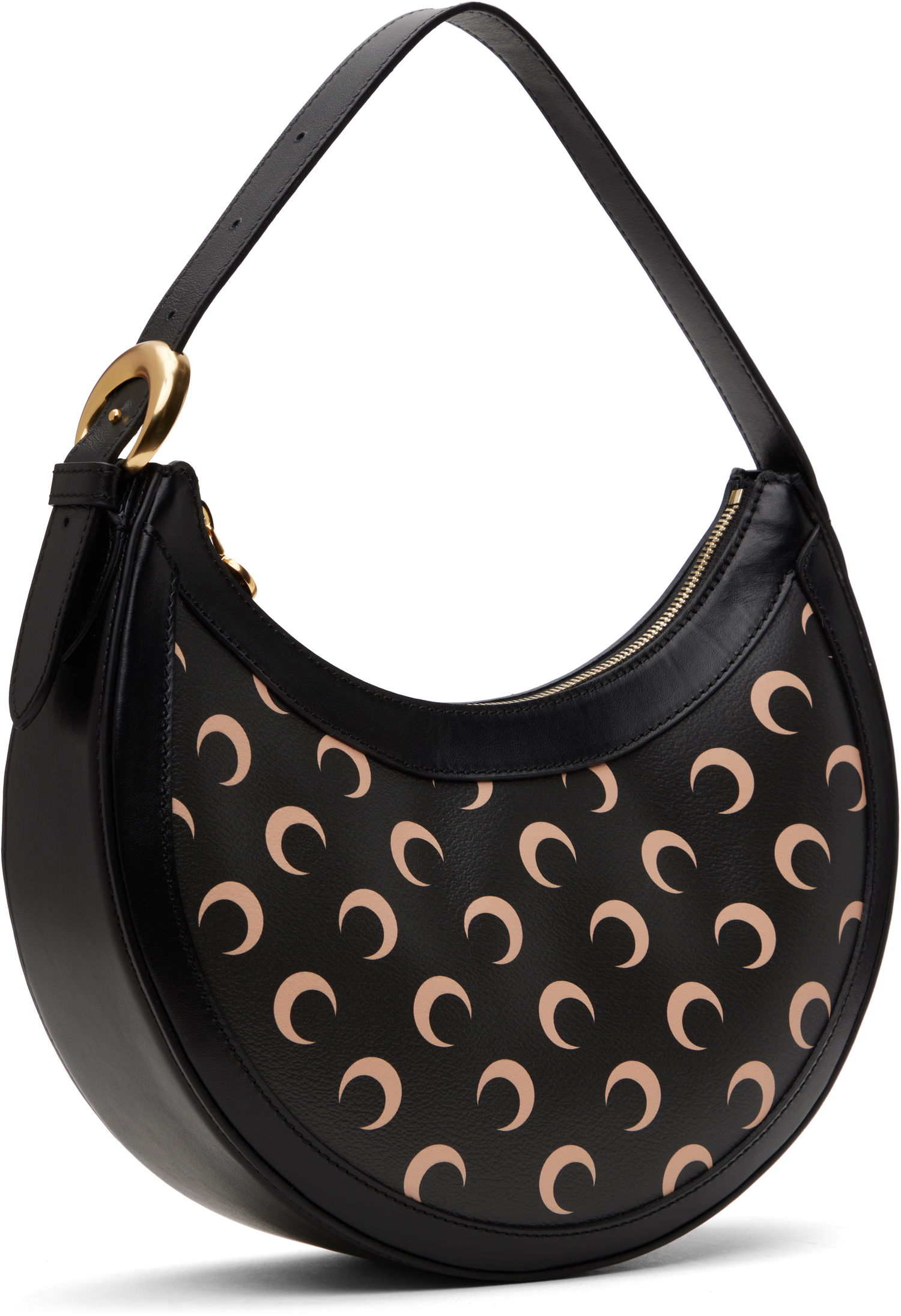 Håndtaske Marine Serre Marine Serre Moon Canvas Eclips Bag Sort | WBA020A RWOV0030, 1
